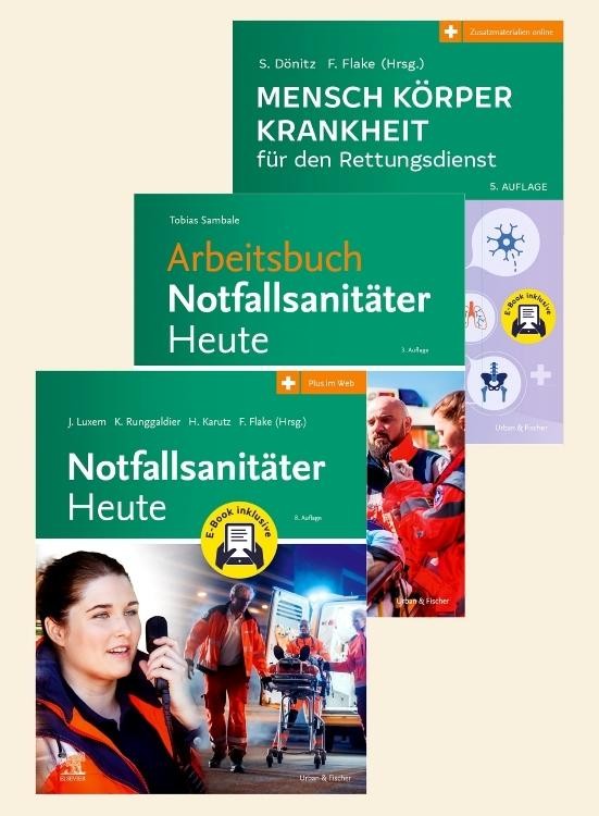Notfallsanitäter Lernpaket + Arbeitsbuch 2.A. Tobias Sambale