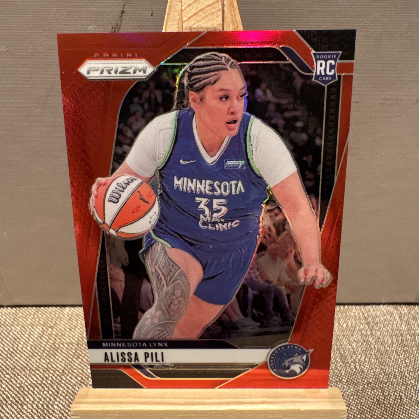 2024 Panini WNBA Prizm Red Alissa Pili Rookie (RC) /299 #83