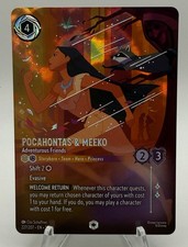 Disney Lorcana Pocahontas  Meeko ENCHANTED 227/207 Attack of the Vine