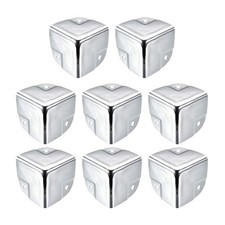 uxcell Metal Box Corner Protectors 8pc 40mm