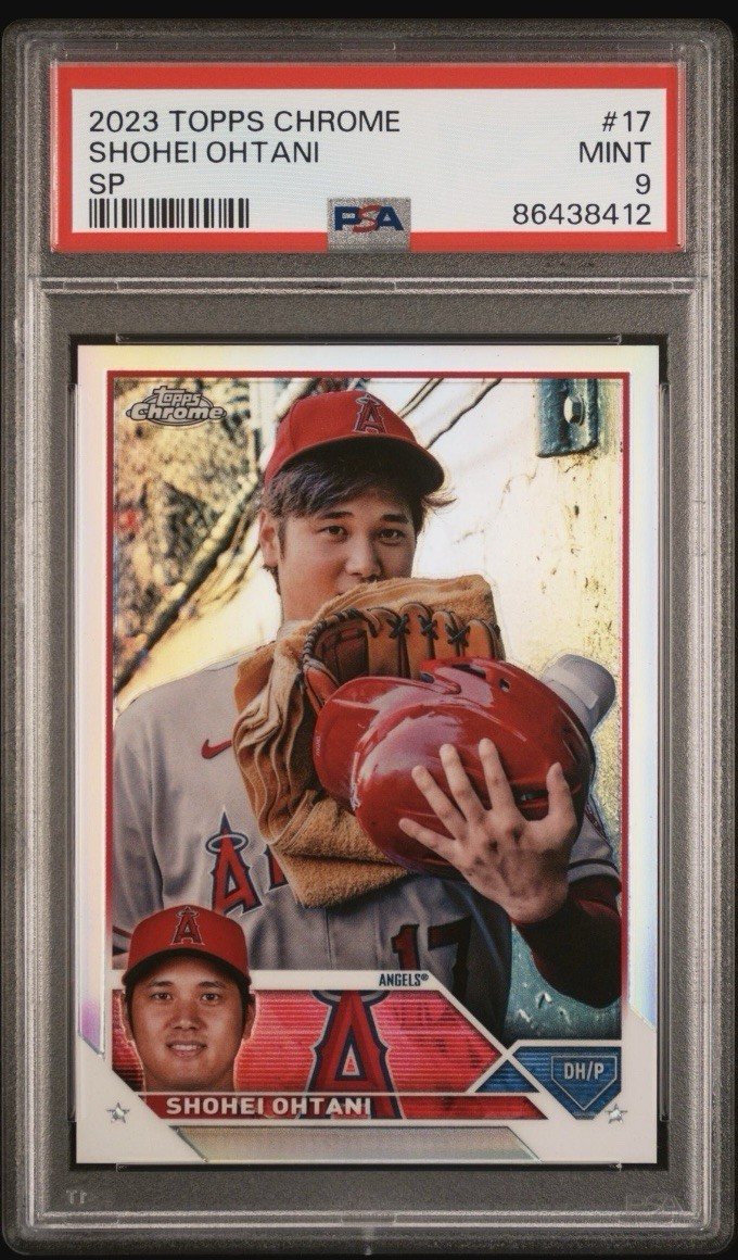 2023 Topps Chrome - Image Variation Shohei Ohtani #17 PSA 9