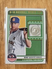 Nuno Augusto Borges 2023 Panini Star And Stripes Game Used Button /6