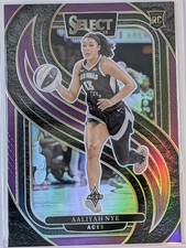 2025 Panini Select WNBA /149 #123 Aaliyah Nye Purple Prizms