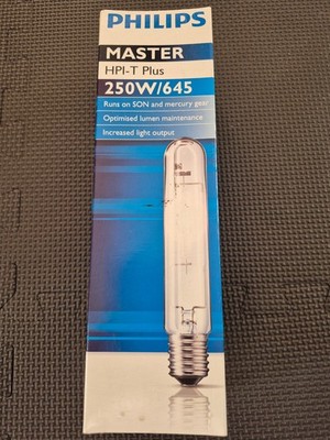 PHILIPS 250Watt Wuchsleuchte MH HPI-T Plus