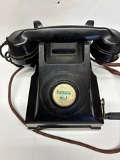 VINTAGE ERICSON BAKELITE TELEPHONE WAS USE IN FERRY HILL SIGNAL BOX.