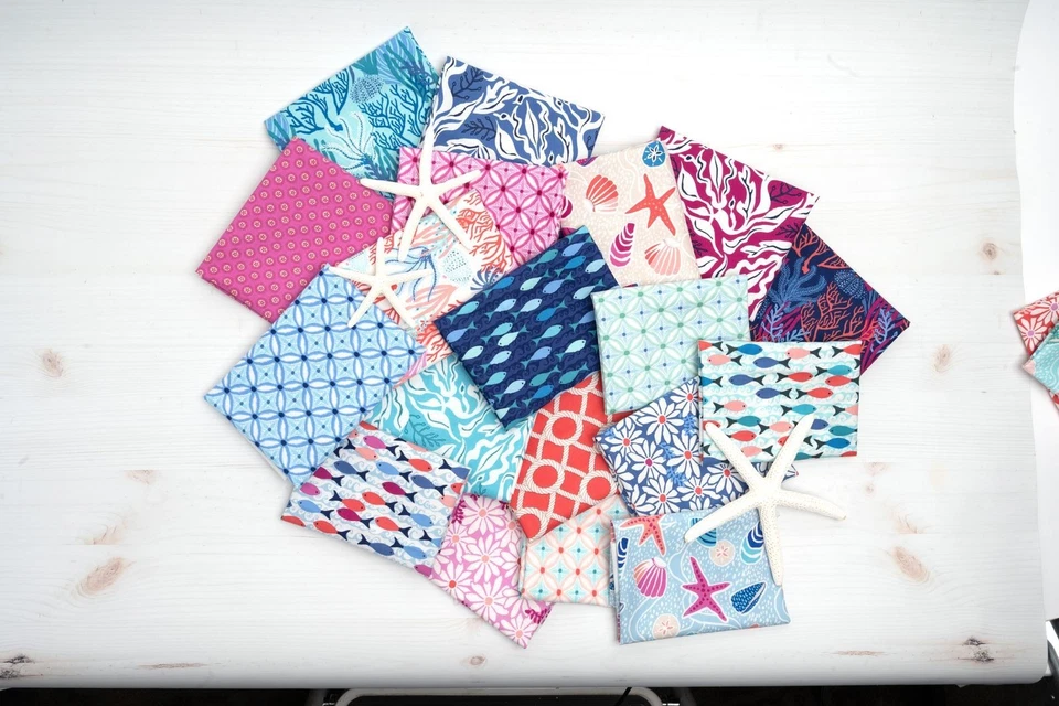 Reef Layer Cake® Reef Layer Cake® 27340LC Moda Precuts pre-cut Layer Cake 10" sq - Image 2 of 2