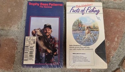 BABE WINKELMAN'S FACTS OF FISHING LARGEMOUTH Trophy Basd NEW SEALED LOT OF 2