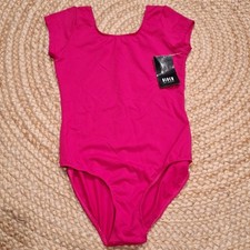 NWT Bloch Dance Dujour Cap Sleeve Leotard Girls Sz 14 Berry Pink Recital CL5602