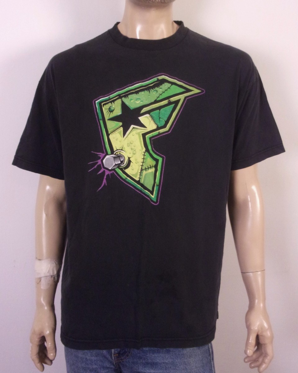 vintage 00s Y2K Famous Stars And Straps T-Shirt Frankenstein Logo