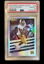 PANINI CHRONICLES ABSOLUTE ROOKIES #15 CHASE CLAYPOOL PSA 10 ROOKIE ND