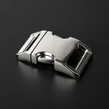 50 - 1 Inch Contoured Aluminum Side Release Buckles