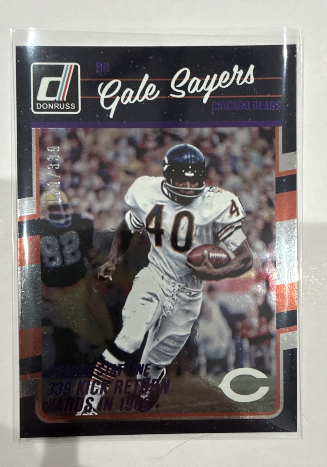 2016 Donruss - Gale Sayers #55 Season Stat Line /339
