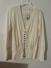 Women s Medium Ivory Cardigan Nwt