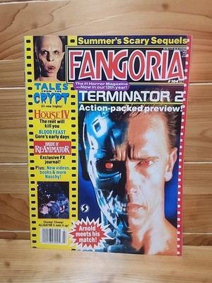 Fangoria #104 July 1991 Terminator 2 Cvr House IV Tales from the Crypt   Upsta11