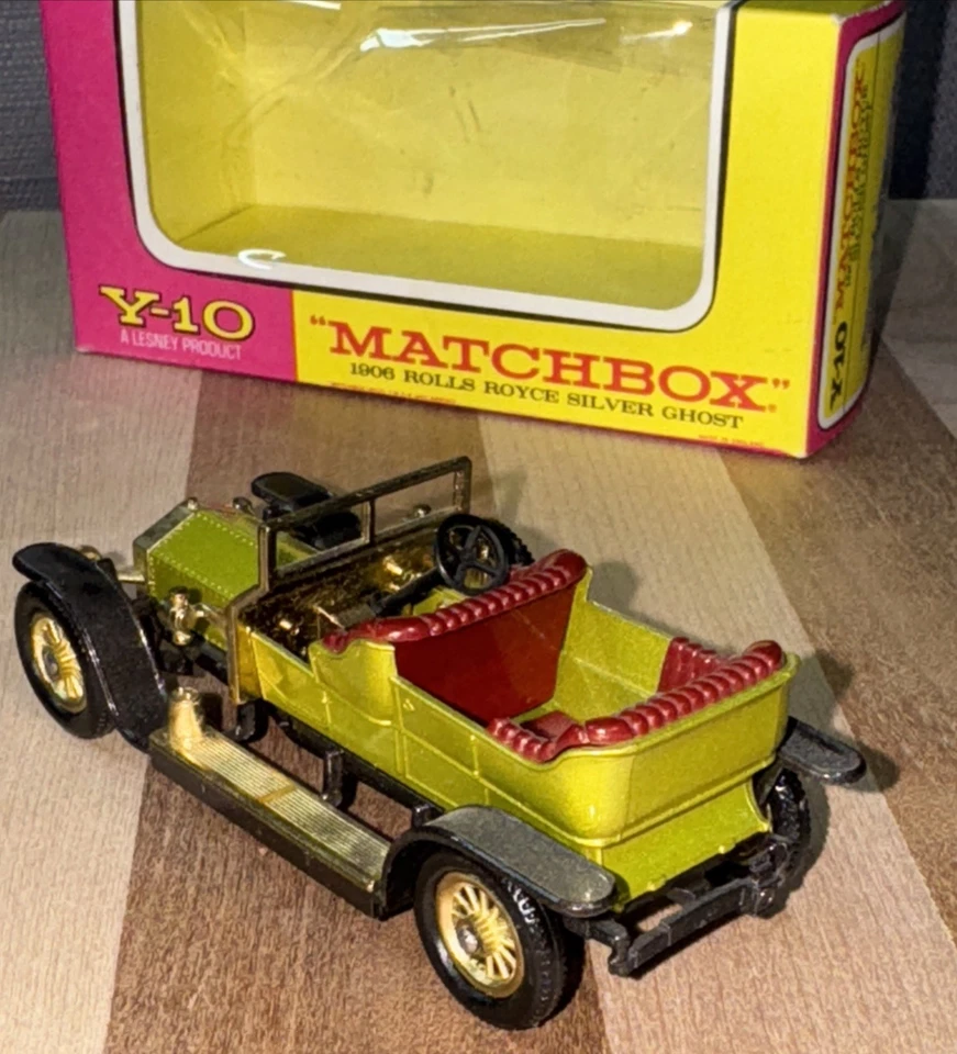 MATCHBOX MODELS OF YESTERYEAR Y-10-3 1969 BOXED 1906 ROLLS ROYCE SILVER GHOST - Image 4 of 4