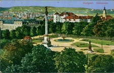Ansichtskarte Stuttgart Schloßplatz ca. 1910  (Nr.9005)