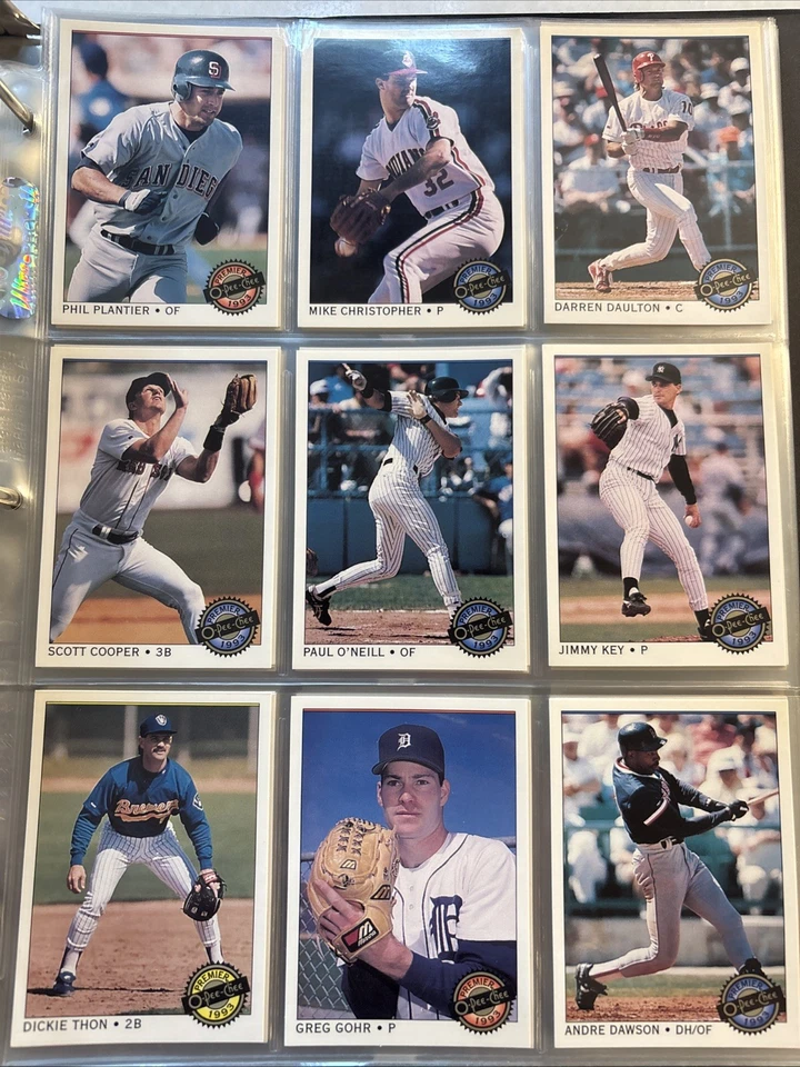 1993 O-Pee-Chee Premier Baseball Complete Set 1-132 & Star Performers Set 1-22 - Image 3 of 4