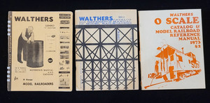 Lot 1960, 1964, 1973 Walthers Model Railroad HO/O Reference Book Catalog Train