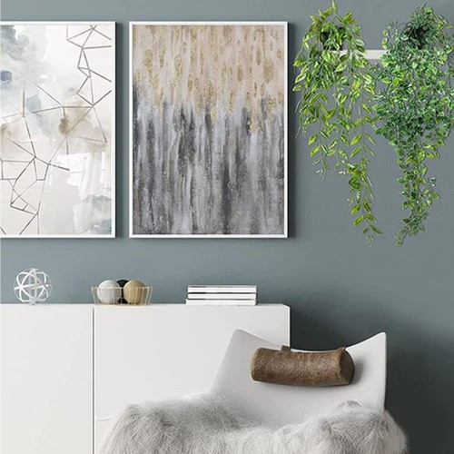Artificial Hanging Plants, 2pcs artificial plants indoors in pots, Greenery F... - Picture 7 of 7