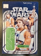 JOHN CHAPMAN Signed Gil Drifter Viray Star Wars Figure Card Autograph ANH