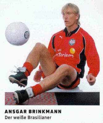 Panini Sticker 11 Freunde Fußball Klassiker Nr. 117 Ansgar Brinkmann E.Frankfurt