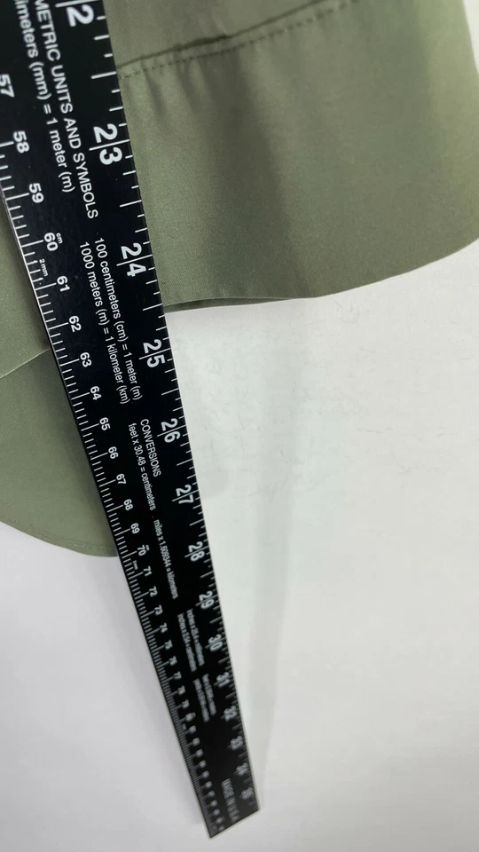 Vintage Chico's Women's Green Popover Split Neck 3/4 Sleeve Blouse Top Size 2  - Image 4 of 4