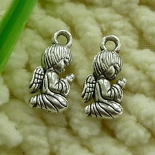 330 Pcs Tibetan Silver Angel Charms Pendant 16X8MM S2805 DIY Jewelry Making