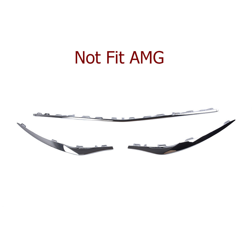 Front Bumper Cover Molding Trim For Mercedes Benz W117 CLA 180 200 250 2016-2019