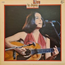 Joan Baez Live in Japan LP w Insert Japan 1976 Vanguard EX