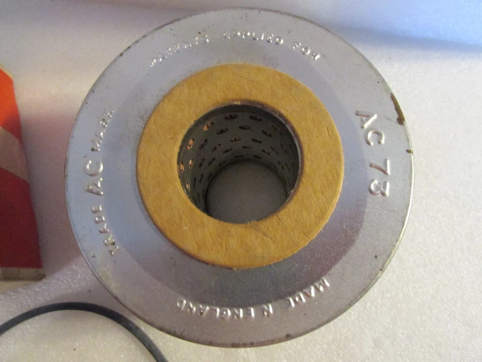 Filtro de aceite de motor vintage NOS AC 73 para Wix 51313 Triumph 1967-1976 2,5 2,0 Foto 4 de 4