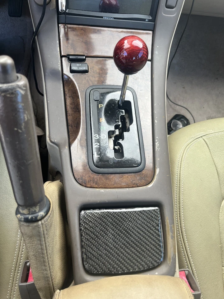 1992-2000 Lexus Sc300/Sc400 suporte para cubo acabamento de fibra de carbono sobreposição. - Imagem 4 de 4