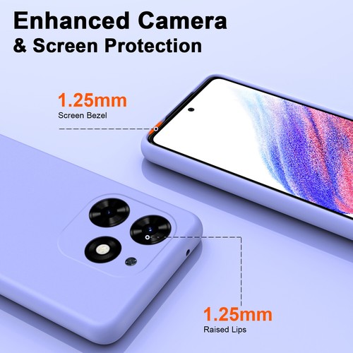 For Tecno Spark 20, Luxury Shockproof Liquid Soft TPU Silicone Case Cover - Photo 7 sur 16