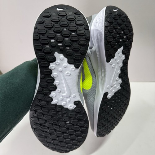Nike Revolution 7 Wolf Grey Volt Running Shoes FB2207 002 Men’s Size 11.5 - Picture 6 of 8