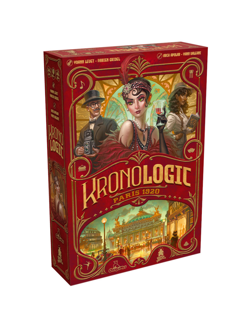Jeu Kronologic Paris 1920 FR Origames par Super Meeple JDPORI053