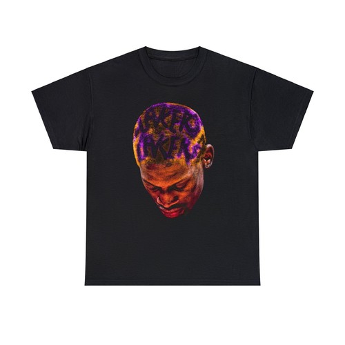 DENNIS RODMAN T-SHIRT | Rare Homage Vintage Style Graphic Print Shirt | NBA Tee - Picture 2 of 5