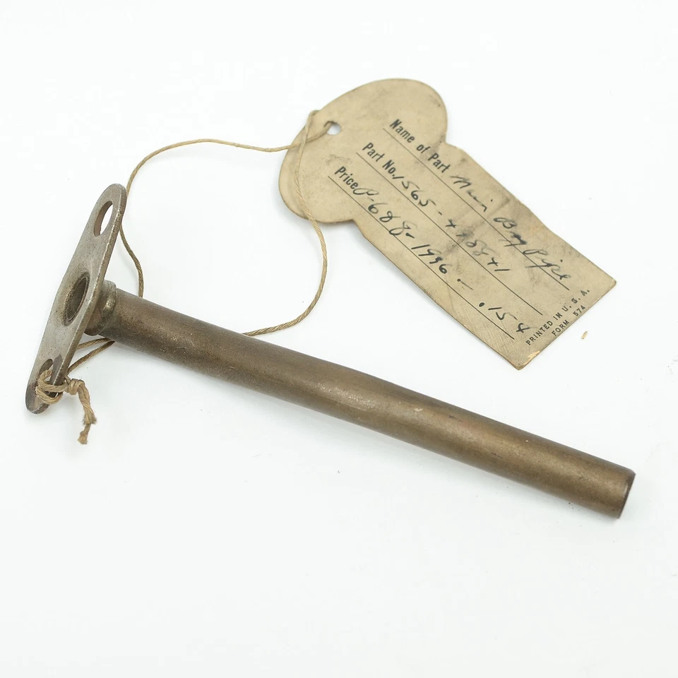 Tubo de drenaje de aceite cojinete trasero del cigüeñal Pontiac 36-37 GM 498841 NOS Foto 2 de 4