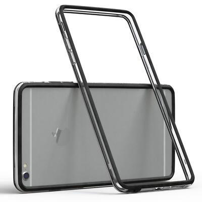 Bumper für Apple iPhone 6 / 6S Plus Case Wallet Schutz Hülle Cover Schwarz