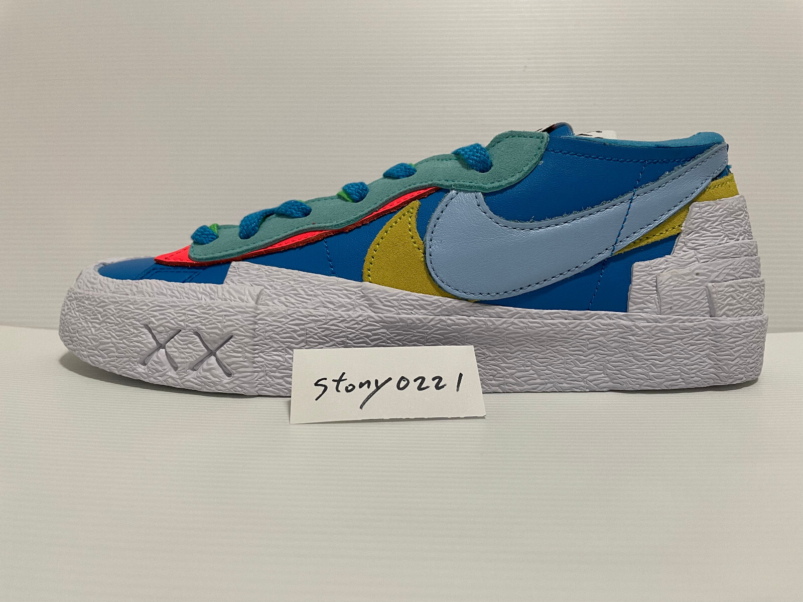 SACAI X NIKE Nike Blazer x Sacai x KAWS blu 8