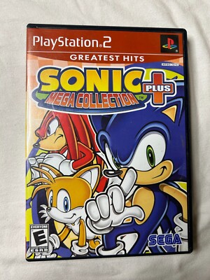 Sonic Mega Collection Plus PlayStation 2 (PS2) Complete Greatest Hits Clean
