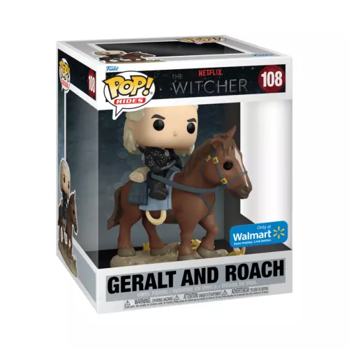 Funko Pop! Deluxe: The Witcher - Geralt and Roach - Walmart (Exclusive) #108