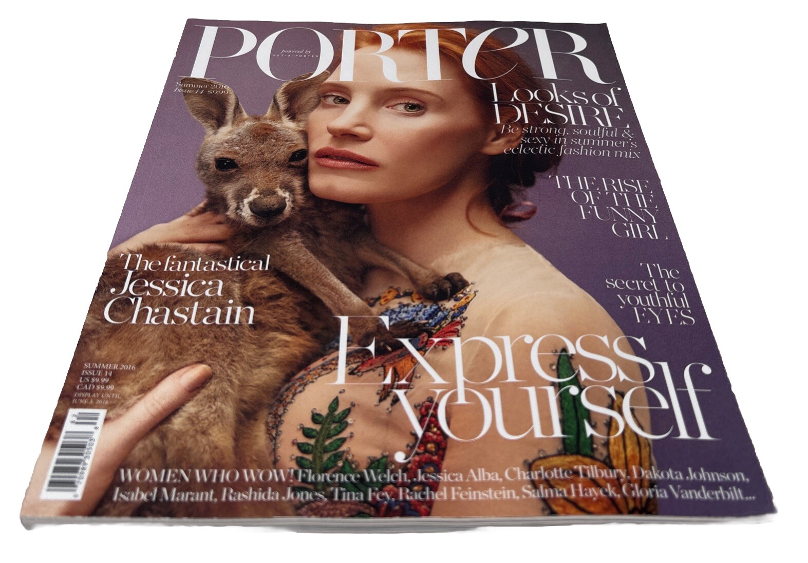 PORTER Fashion Magazine JESSICA CHASTAIN Summer 2016 Issue 14 SUBSCRIBER COVER