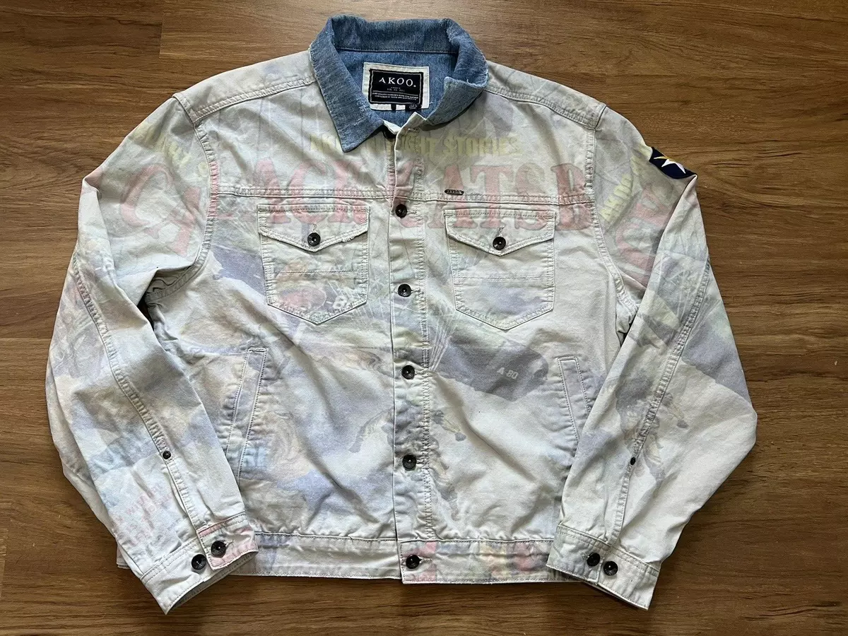 Akoo denim sale shirt