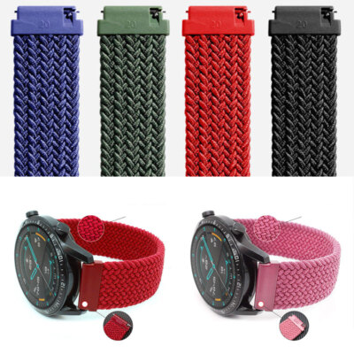 Uhr Kette Armband Nylon Uhrenarmband Elastisch Band Uhrenarmband Mode Wei ,