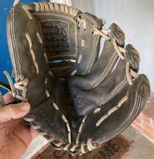 Wilson Basket Weave A600 FPCAT12 12  Leather LH Baseball Glove RHT Solid Shape 