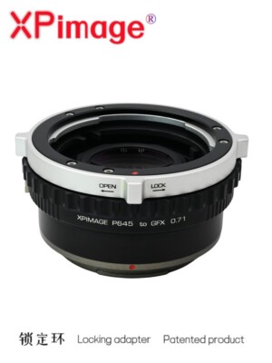 XPimage 0.71x Focal Reducer Speedbooster for Pentax 645 Lens to Fuji GFX Camera