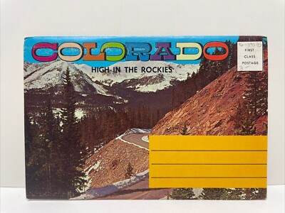 Colorado ''High in the Rockies'' Postcard Booklet - 12 Photos