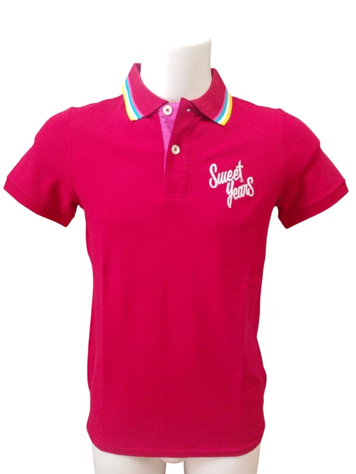 Polo Uomo Sweet Years Taglia S in Cotone Rosso - Immagine 4 di 4