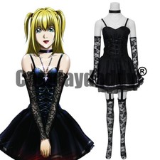 The Second Kira Misa Amane Costume Cosplay Nero Gotico Lolita Outfit Vestito
