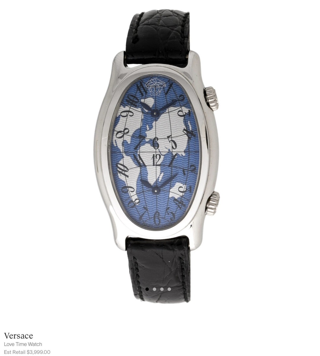 Versace Gianni Love Time Dual Watch Quartz Blue Dial GIANNI VERSACE LIMITED EDITION COLLECTORS DUAL TIME UNISEX  main image 3