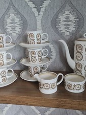Wedgewood..Susie Cooper Design..VINTAGE 1960's "VENETIA" COFFEE SET China 15 pcs